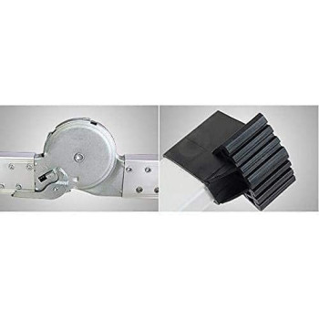 Abbasali Multi Purpose 4X5 X 5.7M Foldable Aluminium Ladder 20 Rungs