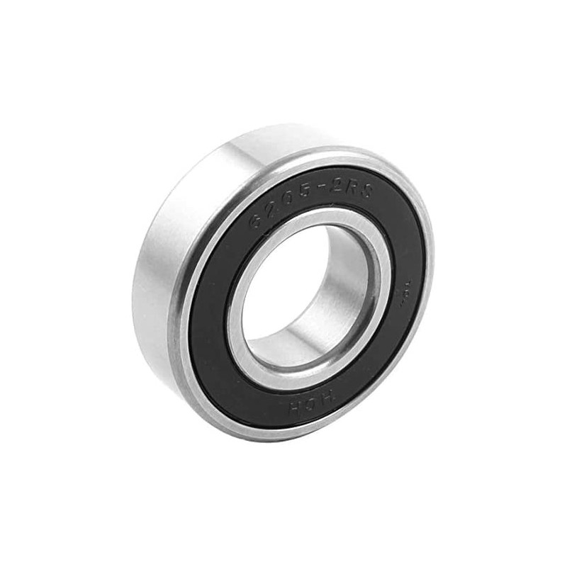 Abbasali Metal 6205 2Rs Sealing Rubber Groove Ball Wheel Bearings 52X25X15Mm