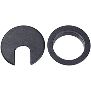 Abbasali 6Pcs Computer Desk Cable Hole Cover Plug Cap 2 Black Desk Grommet Plastic Wire Organizer For Computer Desk Cable