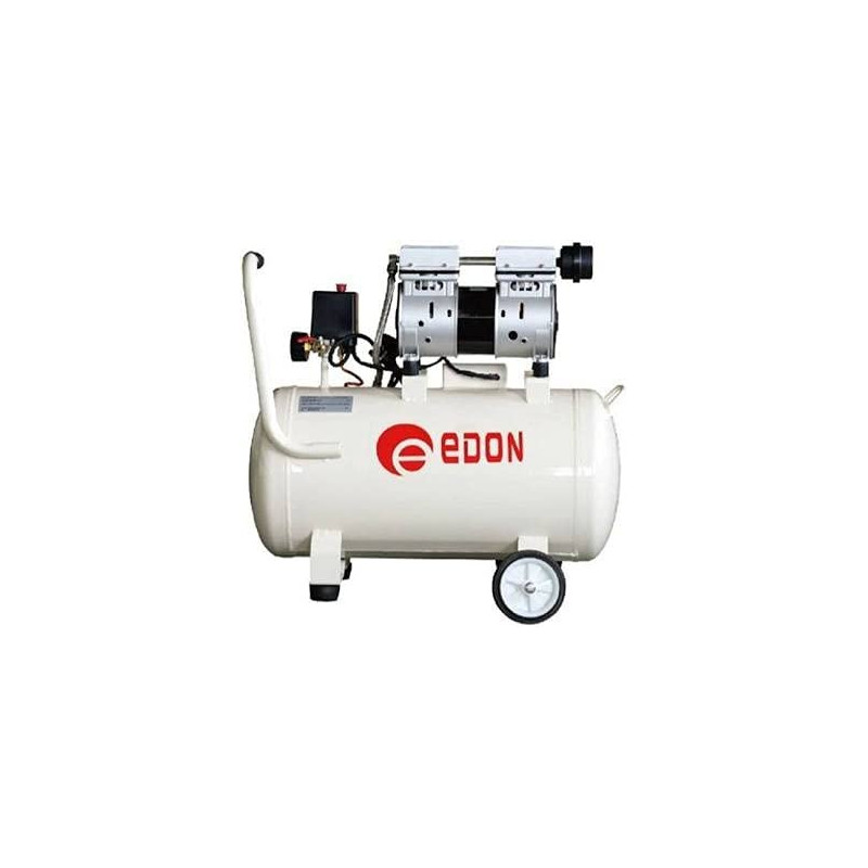 Abbasali Ed550 50L Silent Air Compressor With Inflator Gauge Kit 550W. 50L