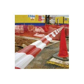 Abbasali 4Pcs Safety Cone 100Cm With Warning Tape 1Pc Red White