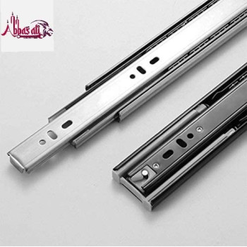 Abbasali Soft Closing Steel Ball Bearing Drawer Slide Rail Runner 16 Inch 40Cm