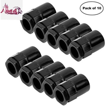 Abbasali Pvc Electrical Conduit Pipe And Fittings For Indoor And Outdoor Electrical Wiring And Cabling Pack Of 10 38Mm