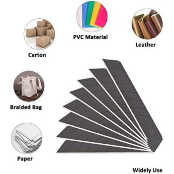 Abbasali Heavy Duty Spare Blades For Knife 10Pcs In A Pkt 9Mm