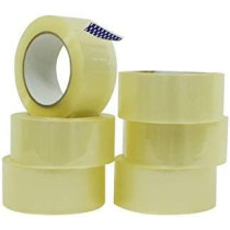 Abbasali Clear Packing Tape 2 Inch X 55 Yards Per Roll Your Thin Industrial Grade Aggressive Adhesive Shipping Storage 12 Roll