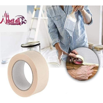 Abbasali Automotive Self Adhesive Masking Tape For Painting Labelling 1.5 Inch Pack Of 2