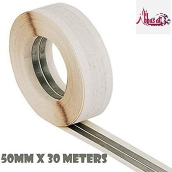 Abbasali Metal Drywall Corner Tap Flexible Metal Corner Tape Metal Angle Tape For Finishing An Outside Corner 2 Roll