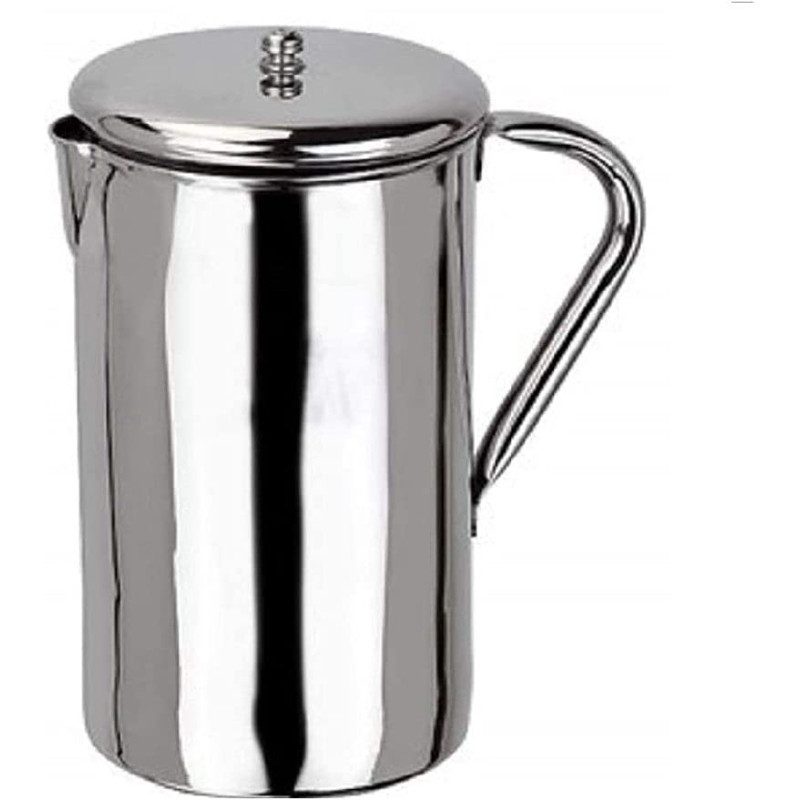 Taj 2 Pieces Stainless Steel Jug Silver 1.3L
