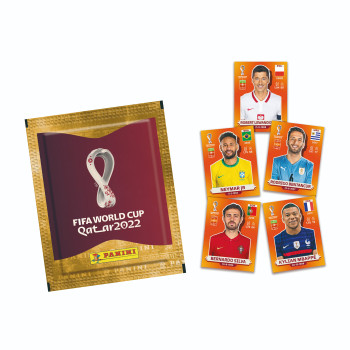 Panini Fifa Qatar World Cup 2022 Players Sticker Collection Pack of 1 x 5