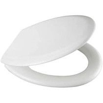 Abbasali Heavy Duty Toilet Seat Cover White
