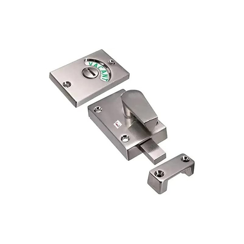 Abbasali Bathroom Door Indicator Lock Bolt Privacy Partition With Keep And Fixing For Toilet Bathroom Shower