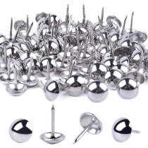 Abbasali100 Pieces Upholstery Tacks Furniture Nails Pins 7 16 Inch Silver