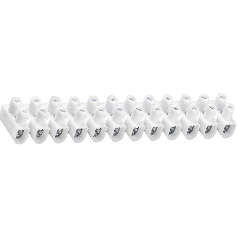 Abbasali Wire Connector Strip 10 Position Screw On Terminal Block Nf Ekl Weiss Seiries Made In Austria 2.5 10Mm Single Strip