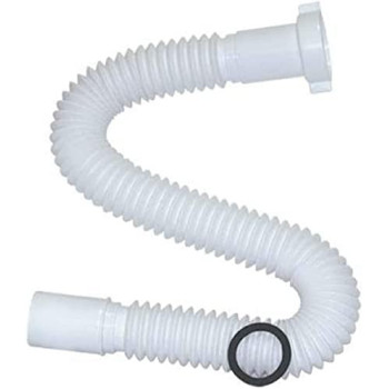 Abbasali Flexible Drain Pipe Extension Bathroom Wash Basin And Kitchen Sink Expended Drain Tube Hose 1.1 4 Inch