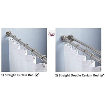 Abbasali 95 Cm Wardrobe Round Pipeclothes Rod Closet Steel With Coat Rack Wall Or Clothes Rail Pack Of 3