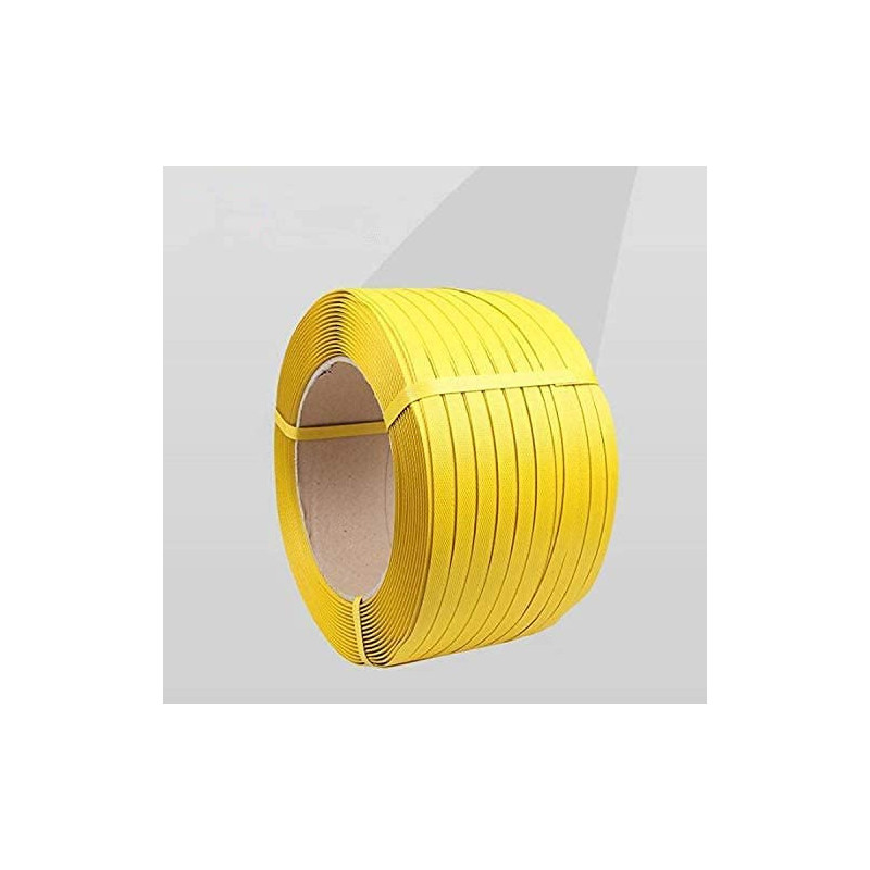 Abbasali Polypropylene Heavy Duty Strapping 1 Roll5Kg11Lbs Yellow