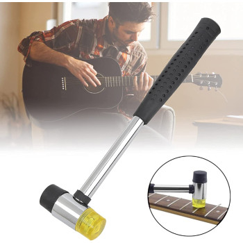 Abbasali Double Face Hammer Rubber Mallet Ukulele Fret With Replacement Head For Interior Decoration Projects