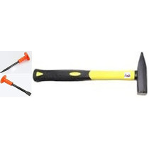 Abbasali Mechanist Hammer 500Gm And Rubber Grip Stone Chiesel Flat And Pointed