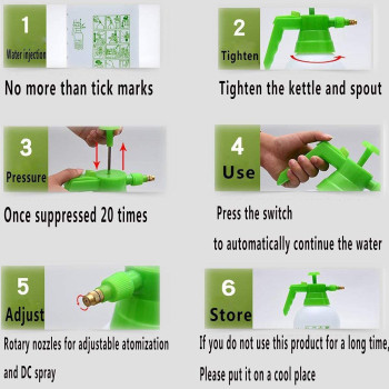 Abbasali Pressure Sprayer 2 Liter For Gardening And Cleaning Use