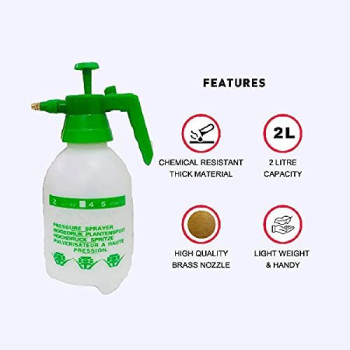 Abbasali Pressure Sprayer 2 Liter For Gardening And Cleaning Use