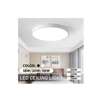 Abbasali Round Surface Led Ceiling Panel Light 30W 10 Inch White 1 Year Replacement Guarantee