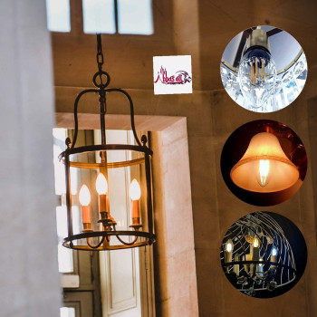 Abbasali E14 Candle Bulb 40 Watt Equivalent Led Warm White 800Lm Flame Led Filament Candle Bulb 4W Pack 10