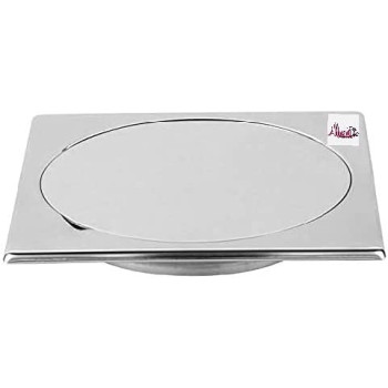 Abbasali Stainless Steel 150 Mm X 150 Mm Bathroom Shower Floor Drain