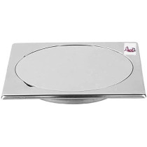 Abbasali Stainless Steel 150 Mm X 150 Mm Bathroom Shower Floor Drain