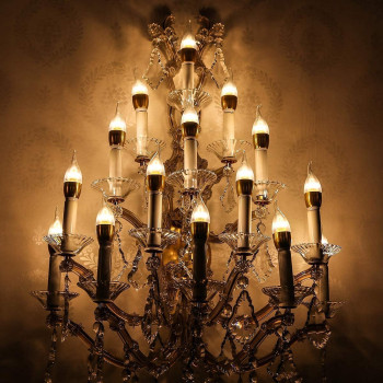 Abbasali E14 Candle Bulb 2700K Soft Warm White Led Candle Bulbs 40W Equivalent Led Chandelier Bulb4W Pack Of 10