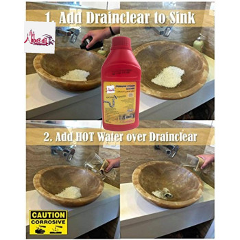 Abbasali Heavy Duty Drainage Removing And Cleaning Expert For Drainage 500 Grams Bottle Red Or Black