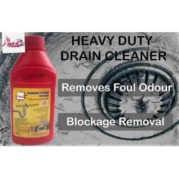 Abbasali Heavy Duty Drainage Removing And Cleaning Expert For Drainage 500 Grams Bottle Red Or Black