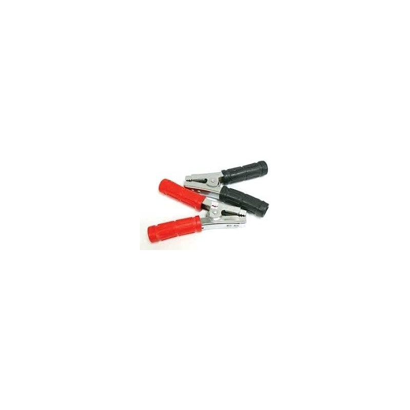 Abbasali Battery Clamp Set Big Red And Black For Charging Heavy And Light Vehicles With The Help Of Booster Cable.
