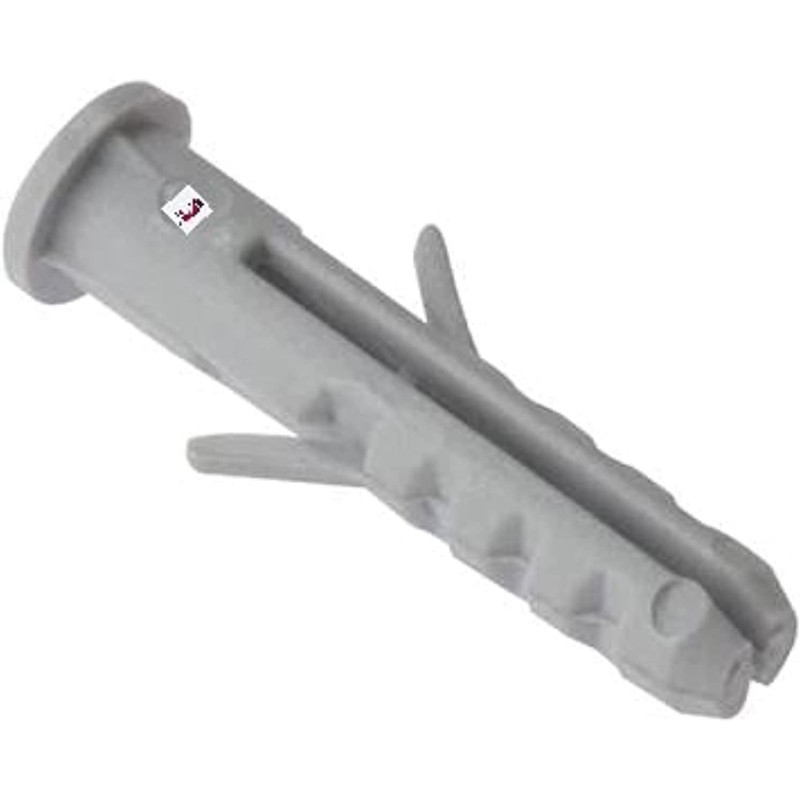 Abbasali Nylone Plug 6Mm For Fixing Screws On The Wall 100Pcs Pack