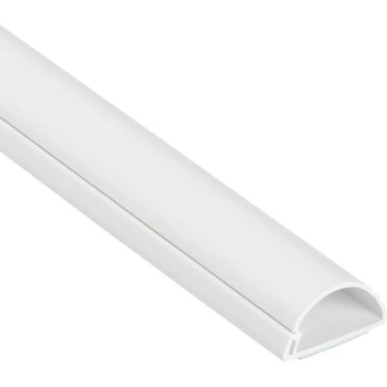 Abbasali White Cable Raceway On Wall Cord Cover1 Meter Medium Paintable Channel To Hide And Conceal Cords