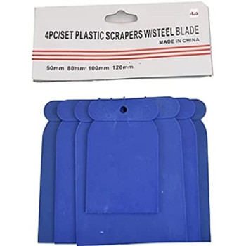 Abbasali 4Pcs Pvc Scrapper Set