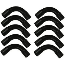 Abbasali Pvc Electrical Conduit Pipe And Fittings For Indoor And Outdoor Electrical Wiring And Cabling Pack Of 10 20Mm Bend