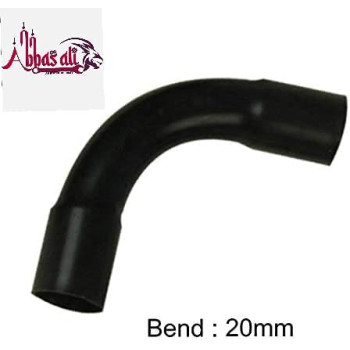 Abbasali Pvc Electrical Conduit Pipe And Fittings For Indoor And Outdoor Electrical Wiring And Cabling Pack Of 10 20Mm Bend