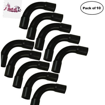 Abbasali Pvc Electrical Conduit Pipe And Fittings For Indoor And Outdoor Electrical Wiring And Cabling Pack Of 10 20Mm Bend