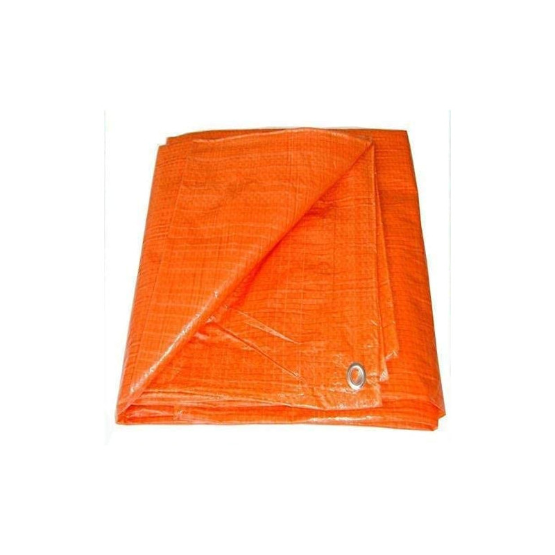 Abbasali Waterproof Dust Proof Tarpaulin Sheet 12X12 Orange