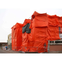 Abbasali Waterproof Dust Proof Tarpaulin Sheet 12X12 Orange