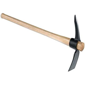 Abbasali High Quality Multi Function Pickaxe plus Handle For Gardening Camping Farming Outdoor Wood Handle