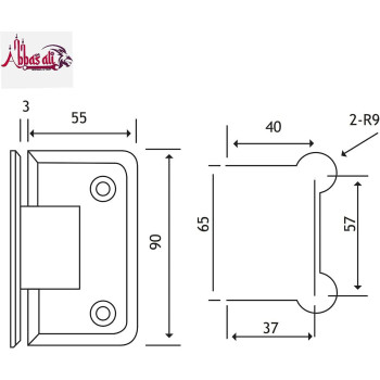 Abbasali Heavy Duty 90 Degree Glass Door Cupboard Glass Shower Doors Hinge Wall To Glass With Zincchrome Dt 301