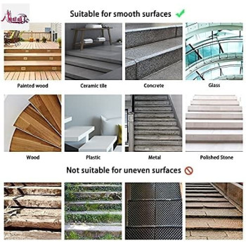 Abbasali 1Inch X 5 Mtr Grip Tape Heavy Duty Anti Slip Tape For Stairs Adhesive Traction Tread Staircases Grips Tape Black