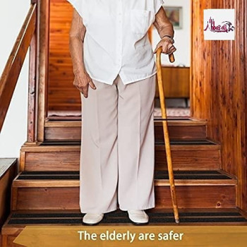 Abbasali 1Inch X 5 Mtr Grip Tape Heavy Duty Anti Slip Tape For Stairs Adhesive Traction Tread Staircases Grips Tape Black