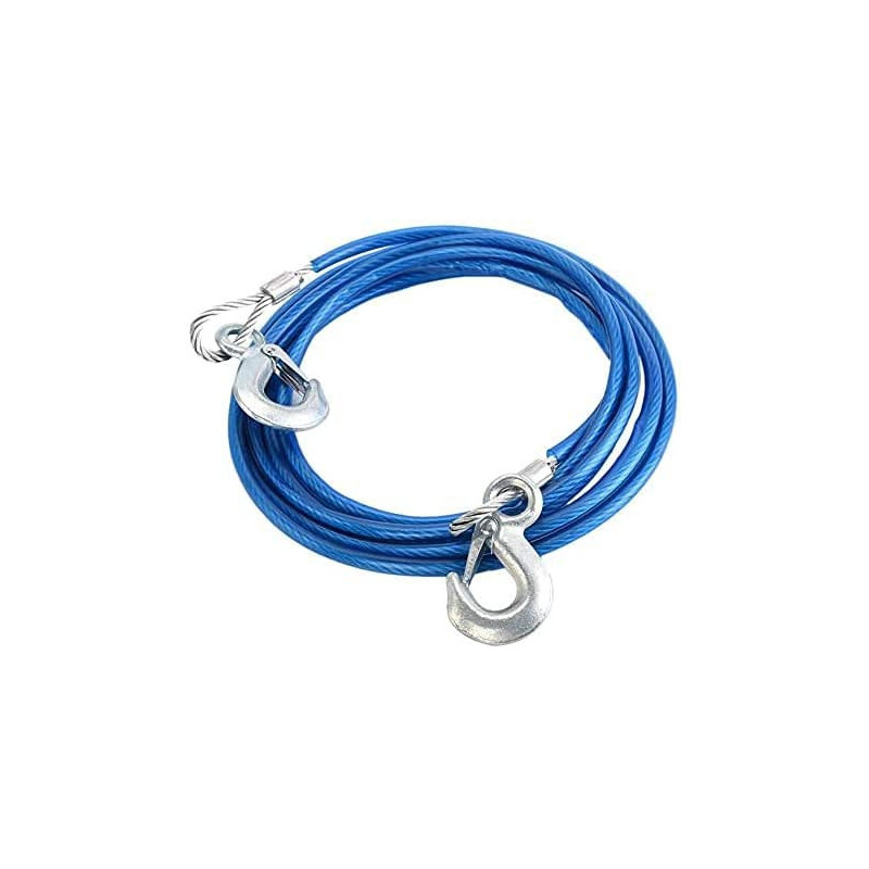 Abbasali Heavy Duty Car Vehicle Boat Steel Wire Towing Cable With Hook