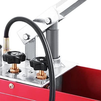 Abbasali Hydraulic Manual Pressure Test Pump 50 Bar Pressure Test Pump 726 Psi 3 Gallon Tank 45Ml Flow 1 2 Connection