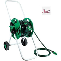 Abbasali 45M 4 Points Garden Hose Cart Portable Garden Water Pipe Hose Reel Cartgarden Watering Hose Storage Rack