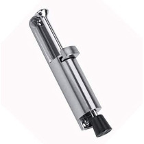 Abbasali Stainless Steel Heavy Duty Door Stopper Soft Rubber Foot Spring Loaded Door Retainer 6 Inch