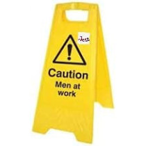 Abbasali Foldable Sign Board Caution Man At Work