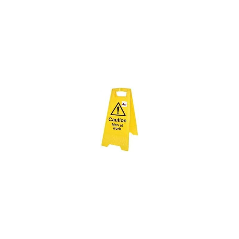 Abbasali Foldable Sign Board Caution Man At Work